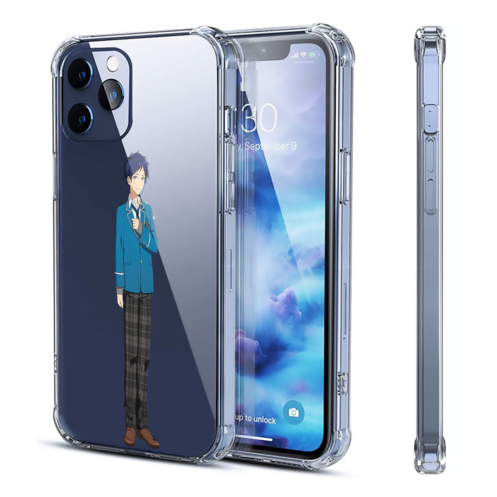 （画像用） あんさんぶるスターズ! Ensemble Stars 【iPhone 12シリーズ対応】透明スマホケース（クリアソフトケース）